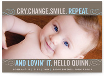 And...Repeat Birth Announcements