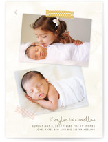 Taking Notes Birth Announcements