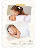 Taking Notes Birth Announcements
