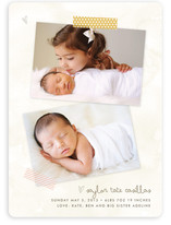 Taking Notes Birth Announcements