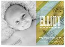 Beach Blanket Birth Announcements