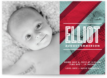 Beach Blanket Birth Announcements