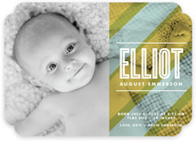 Beach Blanket Birth Announcements