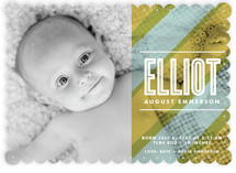 Beach Blanket Birth Announcements