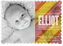 Beach Blanket Birth Announcements
