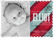 Beach Blanket Birth Announcements