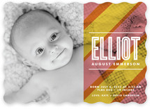 Beach Blanket Birth Announcements