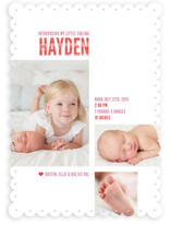 My Little Sib Birth Announcements