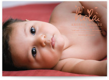 1er Hola Birth Announcements