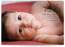 1er Hola Birth Announcements