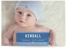 Basic Beauty Birth Announcements