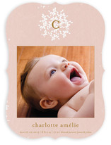 Vintage Monogram Birth Announcements