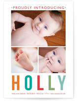 Petit Patchwork Birth Announcements