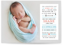 Bebe Story Birth Announcements