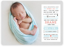 Bebe Story Birth Announcements