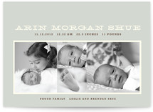 Bold n' Beautiful Birth Announcements