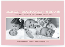 Bold n' Beautiful Birth Announcements