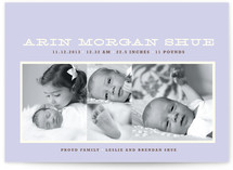 Bold n' Beautiful Birth Announcements