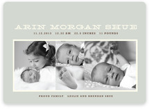 Bold 'n Beautiful Birth Announcements
