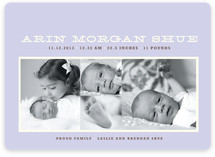 Bold 'n Beautiful Birth Announcements