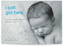 First to Arrive Birth Announcements