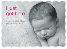 First to Arrive Birth Announcements