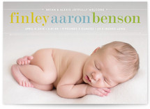 Classy Noah Birth Announcements