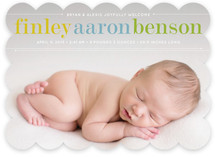 Classy Noah Birth Announcements