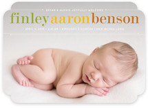 Classy Noah Birth Announcements
