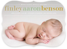 Classy Noah Birth Announcements