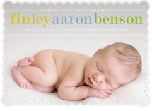 Classy Noah Birth Announcements