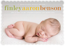 Classy Noah Birth Announcements