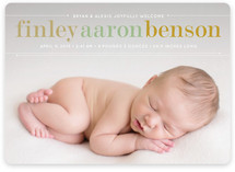 Classy Noah Birth Announcements