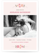 Baby Bouquet Birth Announcements