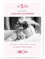 Baby Bouquet Birth Announcements