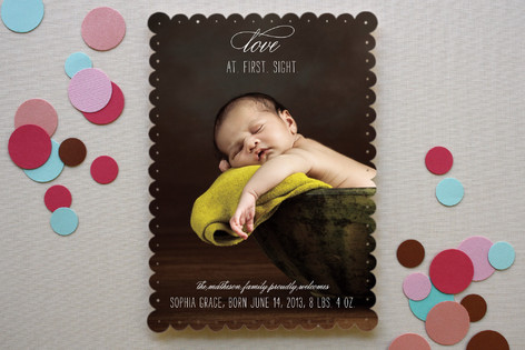 Love at First Sight Birth Announcements