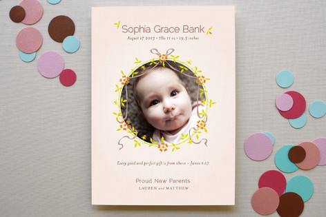 Perfect Gift Birth Announcements
