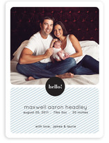 Hello Max Birth Announcements