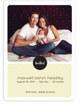 Hello Max Birth Announcements