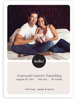 Hello Max Birth Announcements
