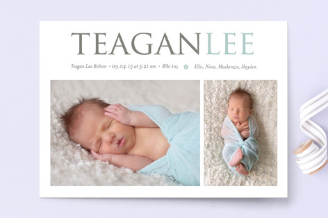 Little Flower Birth Announcements