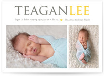 Little Flower Birth Announcements