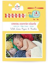 Mr. Helicopter Birth Announcements