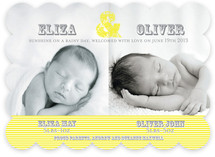 Sunshine on a Rainy Day Birth Announcements