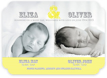 Sunshine on a Rainy Day Birth Announcements