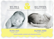 Sunshine on a Rainy Day Birth Announcements