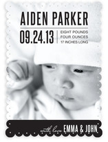 Bold Baby Birth Announcements