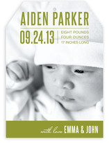 Bold Baby Birth Announcements