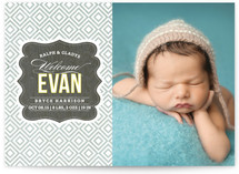 Vintage Paper Birth Announcements