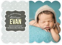 Vintage Paper Birth Announcements